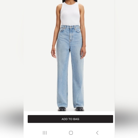 Samsoe Samsoe Rebecca vintage legacy Jeans NWT  style 14144 size 30/32 - Picture 5 of 11